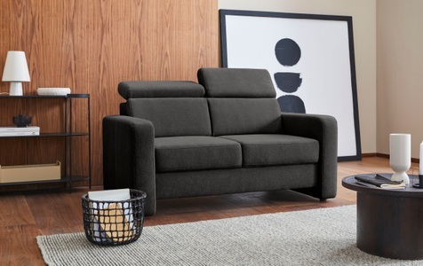 sit&more 2-Sitzer »Bologna«, inklusive Kopfteilverstellung und Federkern