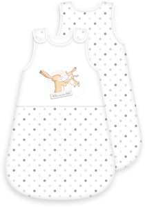 HERDING, Herding Premium-Schlafsack Weißt Du eigentlich... - weiß - Gr.90 cm, Weisst du eigentlich, wie lieb ... Babyschlafsack »Weisst du eigentlich wie lieb ich dich hab?«