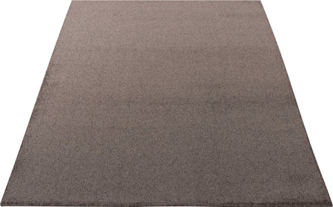 MY HOME, my home Teppich »Kurzflor-Frisee-Teppich MALAGA 4700 uni«, rechteckig, Wohnzimmer, Schlafzimmer, flacher robuster Teppich einfarbig gekettelt, my home Teppich »Kurzflor-Frisee MALAGA 4700 uni meliert«, rechteckig, 10 mm Höhe, Wohnzimmer, Schlafzimmer, flacher robuster Teppich, Läufer und Rund
