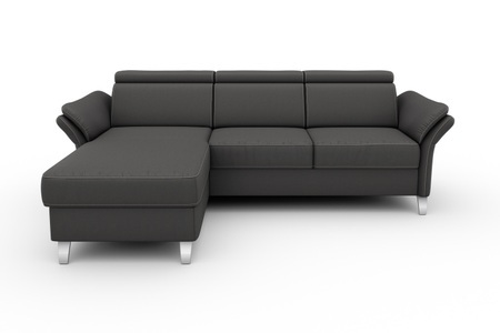 SIT&MORE, sit&more Ecksofa, sit&more Ecksofa »Vincenzo L-Form«, inklusive Kopfteilverstellung, wahlweise mit Bettfunktion, Bettkasten