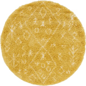 Myflair Möbel & Accessoires, Myflair Möbel & Accessoires Teppich »Temara Shag«, rund, 51 mm Höhe, Myflair Möbel & Accessoires Hochflor-Teppich »Temara Shag«, rund, 51 mm Höhe, gewebt, Scandi Design, ideal im Wohnzimmer & Schlafzimmer