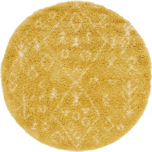 Myflair Möbel & Accessoires, Myflair Möbel & Accessoires Teppich »Temara Shag«, rund, 51 mm Höhe, Myflair Möbel & Accessoires Hochflor-Teppich »Temara Shag«, rund, 51 mm Höhe, gewebt, Scandi Design, ideal im Wohnzimmer & Schlafzimmer