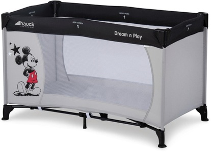 Hauck, hauck Reisebett Dream'n Play Mickey Stars - schwarz, hauck Reisebett Dream`n Play