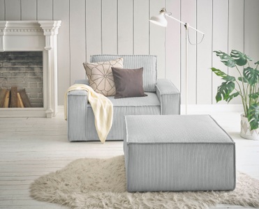 HOME AFFAIRE, Home affaire Sessel »SHERWOOD«, Loveseat und Hocker im Set, passend zur Polster-Serie SHERWOOD, Home affaire Sessel »SHERWOOD«, Loveseat und Hocker im Set, passend zur Polster-Serie SHERWOOD