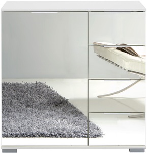 Wimex, home24 Kombikommode Lingga II, Livetastic Kommode 81/83/41 cm , Easy Plus C , weiss , Holzwerkstoff , 81x83x41 cm , Dekorfolie,Nachbildung , Typenauswahl, Beimöbel erhältlich , 001787046070