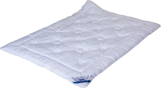 Beco Microfaserbettdecke »Bettdecke Royal Soft Duo, Bettdecke in 135x200 und 155x220 erhältlich«, warm, Füllung Polyester, (1 St.), Stiftung Warentest-Testsieger Duo-Steppbett 135x200, warm