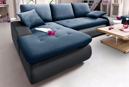 TRENDMANUFAKTUR, TRENDMANUFAKTUR Ecksofa, wahlweise XL oder XXL, TRENDMANUFAKTUR Ecksofa »Indie, L-Form«, wahlweise XL oder XXL