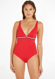 Tommy Hilfiger, Tommy Hilfiger PLUNGE ONE PIECE (EXT SIZES) Badeanzug Damen, 