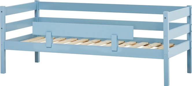 Hoppekids, Hoppekids Einzelbett »IDA-MARIE«, (Set), inklusive Matratze, wahlweise mit Absturzsicherung, Hoppekids Einzelbett »ECO Comfort Kinderbett, Kiefer Massivholz, Jugendbett inkl. Rollrost«, 70x160 cm, wahlweise in verschieden Farben/ Matratze/ Absturzsicherung