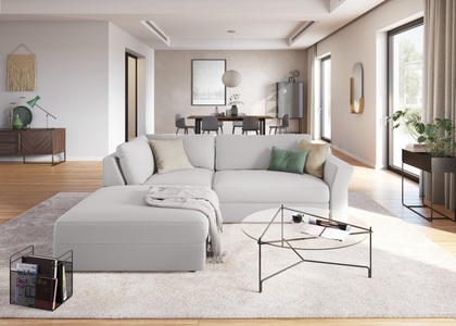 sit&more Ecksofa, inklusive Sitztiefenverstellung