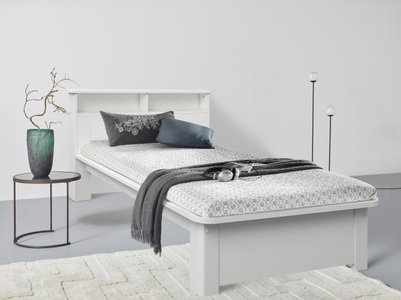 HOME AFFAIRE, Home affaire Bett »Kero«, Stauraum, zertifiziertes Massivholz, in verschiedenen Ausführungen, Home affaire Bett »