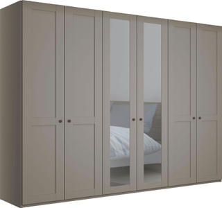 Wiemann, WIEMANN Drehtürenschrank »Göteborg«, inkl. Spiegel und Türendämpfung, WIEMANN Drehtürenschrank »Göteborg, mit 95° Öffnungswinkel, Made in Germany«, inkl. Spiegel und Türendämpfung, moderner Landhausstil