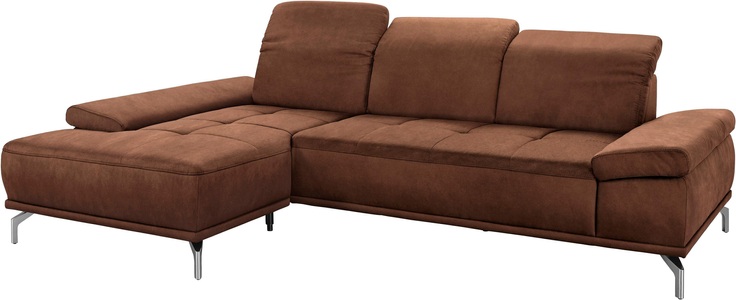 Places of Style Ecksofa »Caluna«, mit Sitztiefen- und Kopfteilverstellung