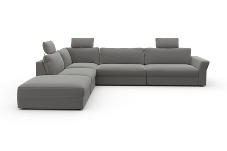 SIT&MORE, sit&more Ecksofa, mit Sitztiefenverstellung, sit&more Ecksofa »Cadabra L-Form«, Breite 356 cm, mit Sitztiefenverstellung
