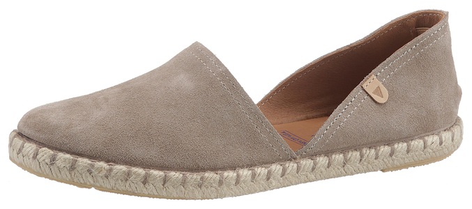 VERBENAS, VERBENAS Espadrille, VERBENAS Espadrille »CARMEN SERRAJE«, Schlupfschuh, Sommerschuh, Loafer mit typischem Jute-Rahmen
