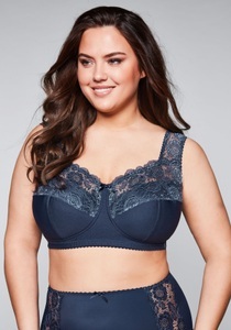 Sheego Bügelloser BH, mit wattierten Cups und Spitze