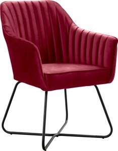 PREMIUM COLLECTION BY HOME AFFAIRE, Premium collection by Home affaire Armlehnstuhl »Tenor«, 1 St., Luxus-Microfaser, Mit verschiedenen Gestellen erhältlich, 