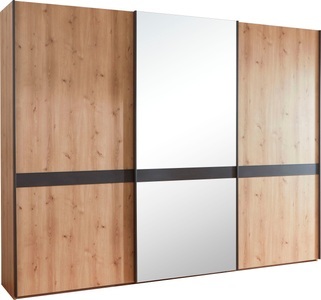 Wiemann, WIEMANN Schwebetürenschrank »Rialto«, WIEMANN Schwebetürenschrank »Rialto«, hochwertige Dekorfront mit Spiegeltür