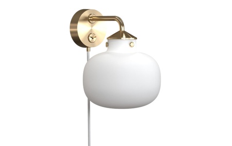 Nordlux, Wandleuchte, Nordlux DFTP, »Raito E27, Messing«, Nordlux Wandleuchte »Raito«, Leuchtmittel E27 Leuchtmittel wechselbar, Mit Ein-/Ausschalter