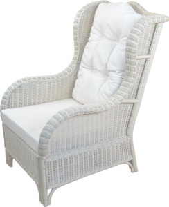 HOME AFFAIRE, Home affaire Ohrensessel, Handgeflochten, Home affaire Ohrensessel, Handgeflochten