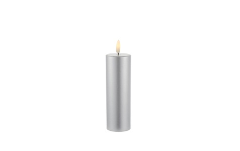 undefined, LED-Kerze »Sirius LED-Kerze Sille Exclusive, Silberfarben«