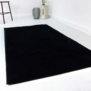 Homie Living, Homie Living Teppich »Lago«, rechteckig, 19 mm Höhe, Homie Living Teppich »Lago«, rechteckig, 19 mm Höhe, Kurzflor, Uni Farben, ideal im Wohnzimmer & Schlafzimmer