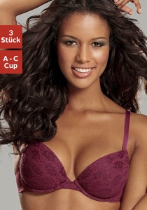 PETITE FLEUR, PETITE FLEUR Push-up-BH »PETITE FLEUR Push-up-BH«, petite fleur Push-up-BH, mit Bügel und herausnehmbaren Kissen, Dessous