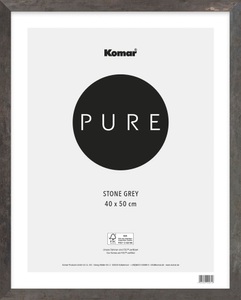Komar, Komar Bilderrahmen »stone grey«, Komar Bilderrahmen »Stone«, Echtholzbilderrahmen