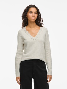 Vila V-Ausschnitt-Pullover »VINIKOLINA V-NECK L/S KNIT TOP - NOOS«