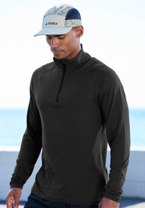 AUTHENTIC LE JOGGER Funktionsshirt mit Stehkragen und Reissverschluss