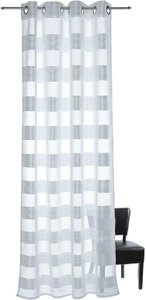 DECOLIFE, decolife Vorhang »Ella«, (1 St.), HxB: 245x135, Ösen-Vorhang mit Querstreifen, decolife Vorhang »Ella«, (1 St.), HxB: 245x135, Ösen-Vorhang mit Querstreifen