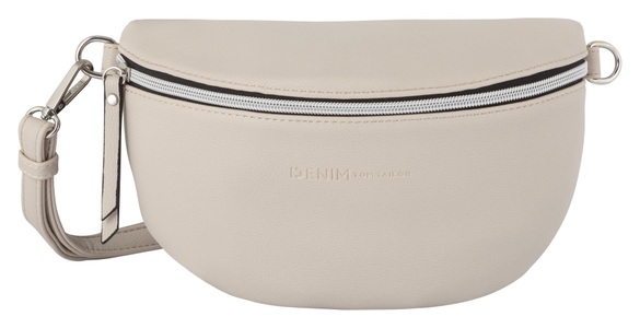 TOM TAILOR DENIM, TOM TAILOR Denim Bauchtasche »ROSIE«, als Bauchtasche oder Umhängetasche tragbar, TOM TAILOR Denim Bauchtasche »Rosie«, vielseitig tragbar, leicht genarbt mit silberfarbennen Nylonreissverschlüssen