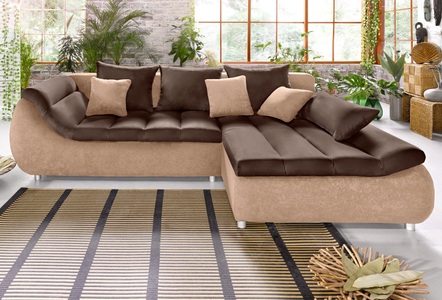 my home Ecksofa »Liliana«, mit Bettfunktion