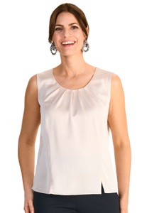 HERMANN LANGE COLLECTION, HERMANN LANGE Collection Pliseetop, mit Seitenschlitz, HERMANN LANGE Collection Shirttop, mit Seitenschlitz