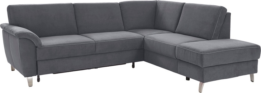 SIT&MORE, sit&more Ecksofa, sit&more Ecksofa »Texel L-Form«, mit Federkern, wahlweise mit Bettfunktion und Bettkasten