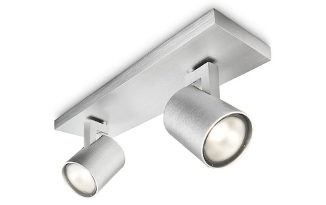 Philips, Philips Deckenspot »Philips Spot Runner«, Philips Deckenspot »Philips Spot Runner«, 2 flammig, Leuchtmittel GU10 Leuchtmittel wechselbar