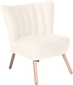 MAX WINZER, Max Winzer® Sessel »Aspen«, im Retrostil, Max Winzer® Sessel »Aspen, Loungesessel, Solitärsessel, bequem,«, tolle Rückenlehnenverarbeitung im Retrostil, hoher Fuss