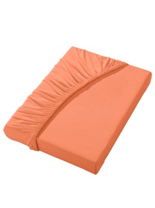 undefined, Zwirn-Jersey-Spannbetttuch »Luxus«, 