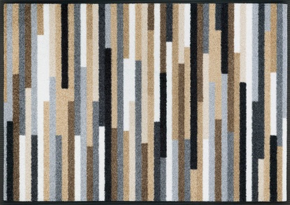 wash+dry by Kleen-Tex Teppich »Mikado Stripes«, rechteckig, 7 mm Höhe, In- und Outdoor geeignet, waschbar, Wohnzimmer