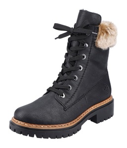Rieker, Rieker Winterboots, mit Kunstfell am Schaft, Rieker - Kurilen-39, für Damen, Schwarz, Größe 39