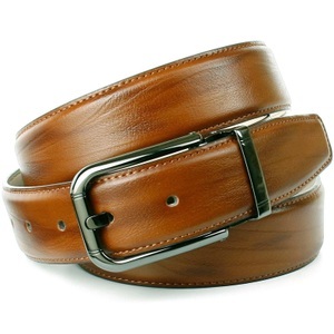 ANTHONI CROWN, Anthoni Crown Eleganter Ledergürtel in Cognac, 