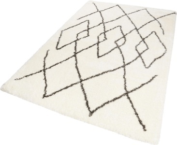 WECON HOME, Hochflor-Teppich, »Afella«, Wecon Home, rechteckig, Höhe 50 mm, maschinell gewebt, Wecon home Hochflor-Teppich »Afella«, rechteckig, 50 mm Höhe, Wohnzimmer