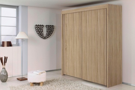 Dialog, Dialog Schwebetürenschrank »Imperial«, in 8 Breiten und 3 Höhen, rauch Schwebetürenschrank »Imperial«, in 8 Breiten und 3 Höhen