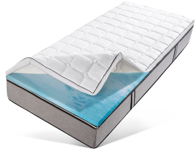 RIBECO Topper »Aaron, Topper 90x200 cm,180x200 cm« Matratze, Boxspringbett geeignet, ergonomisch, Made in EU