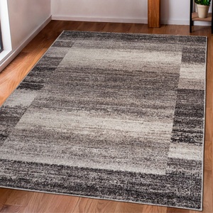 my home Teppich »Beldre«, rechteckig, 9 mm Höhe, mit besonders weichem Flor, Kurzflor, modernes Design, mit Bordüre