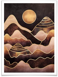 Wall-Art, Wall-Art Poster »Sonnenuntergang«, Sonnenuntergang, (1 St.), Wall-Art Poster »Sonnenuntergang«, Sonnenuntergang, (1 St.), Poster ohne Bilderrahmen