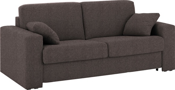 HOME AFFAIRE, Home affaire Schlafsofa »Roma«, Dauerschlaffunktion, mit Unterfederung, Lattenrost und echter Matratze. Zum Ausfalten in hoher Qualität, in 2 Breiten, Home affaire Schlafsofa »Roma Matratzenhöhe 14 cm«, Dauerschlaffunktion, mit Unterfederung, Lattenrost, Matratze