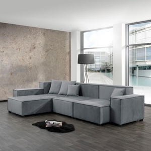 MAX WINZER, Max Winzer® Wohnlandschaft »MOVE«, (Set), Sofa-Set 04 aus 10 Sitz-Elementen, inklusive 4 Zierkissen, individuell kombinierbar, Max Winzer® Wohnlandschaft »MOVE« Sofa-Set 04 aus 10 Sitzelementen, inklusive 4 Zierkissen, kombinierbar