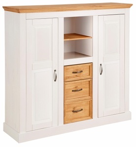 HOME AFFAIRE, Home affaire Highboard »Selma«, Breite 130 cm, Home affaire Highboard »Selma«, Stauraumschrank, Breite 130 cm