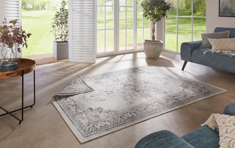 NORTHRUGS, NORTHRUGS Teppich »Borbon«, rechteckig, 5 mm Höhe, In-und Outdoor geeignet, Wohnzimmer, Balkon, Terrasse, Garten, Robust, Pflegeleicht, Flachgewebe, Wendbar, NORTHRUGS Teppich »Borbon Wendeteppich«, rechteckig, 5 mm Höhe, In-& Outdoor, Wetterfest, Balkon, Garten, Wohnzimmer, Wasserfest
